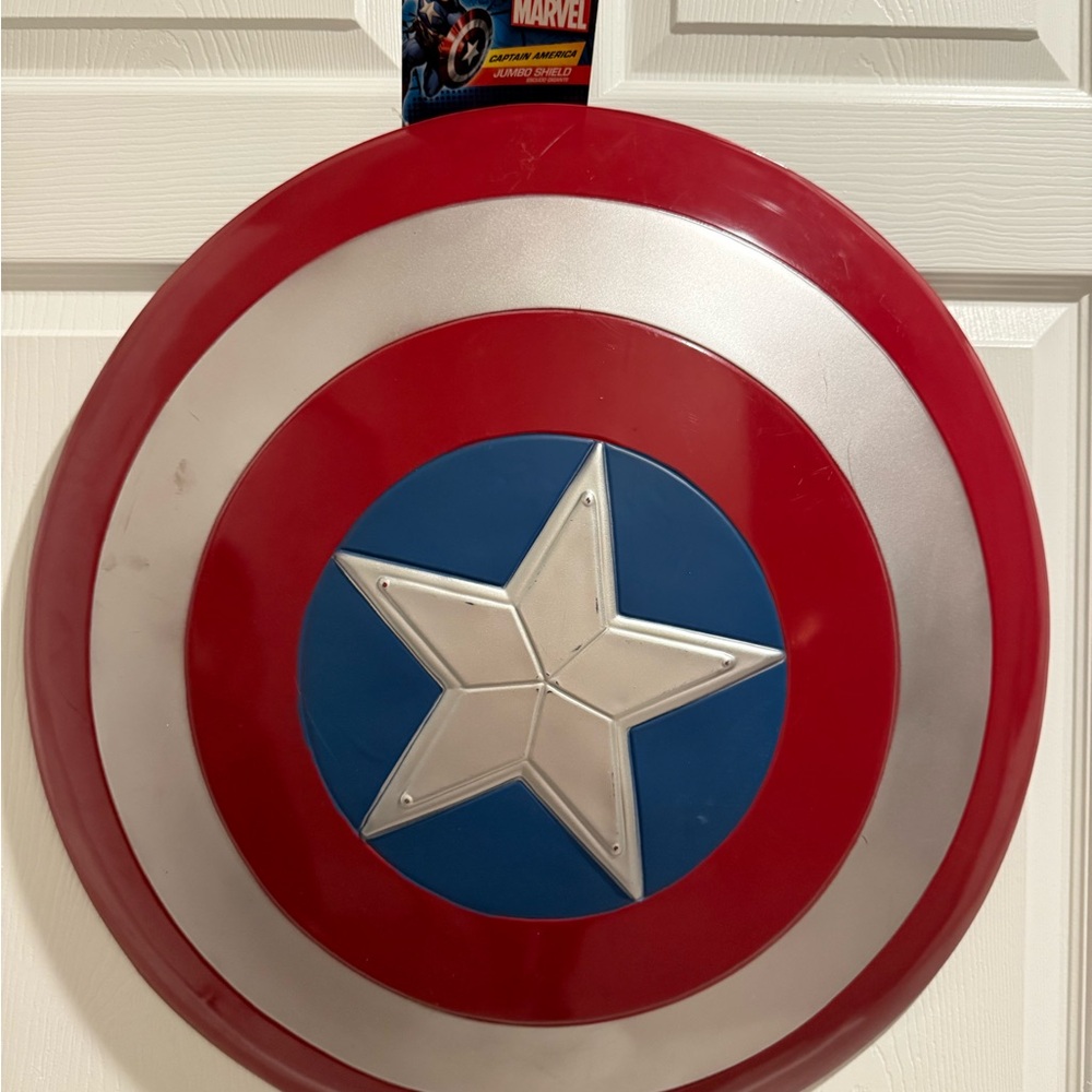 Marvel Red and Silver Wall Decor Shield